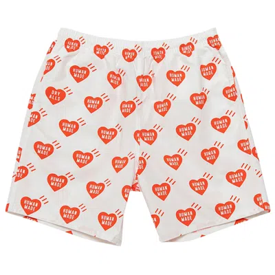 Pre-owned Human Made Heart Aloha Shorts 'white' | Men's Size L