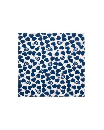 Human Made Kids' Heart Bandana In Blue