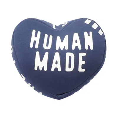 Pre-owned Human Made Heart Beads Cushion 'navy' | Blue | Men's Size Onesize