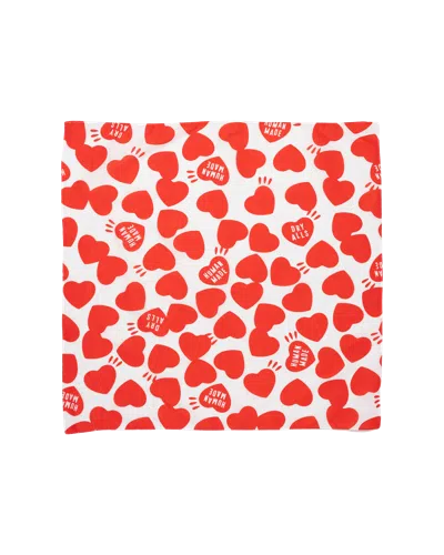 Human Made Kids' Heart Big Bandana In Multi