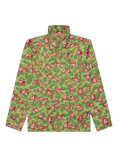 Human Made Heart-camouflage Field Jacket In Multi