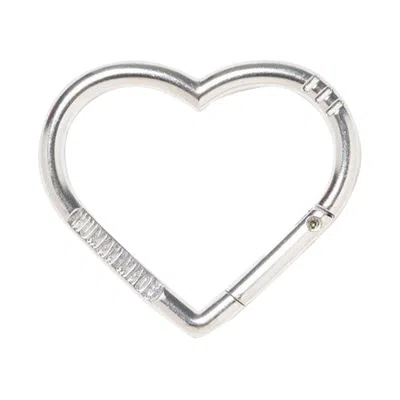 Pre-owned Human Made Heart Carabiner 'silver' | Men's Size Onesize