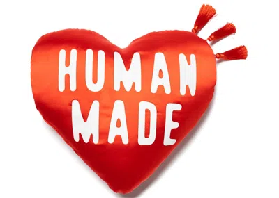 Pre-owned Human Made Heart Cushion In Red