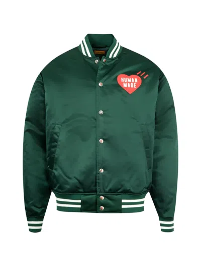 Human Made Heart-detail Bomber Jacket In Multi