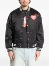 Human Made Heart-detail Jacket In Black