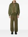 Human Made Heart-detail Utility Trousers In Green