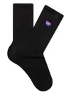 Human Made Heart-embroidered Pile Socks In Black