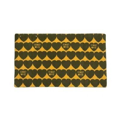 Pre-owned Human Made Heart Fleece Blanket 'olive Drab' | Green | Men's Size Onesize