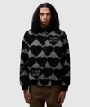 Human Made Heart Fleece Jacket In Black