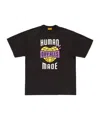 Human Made Heart-globe Graphic T-shirt In Black
