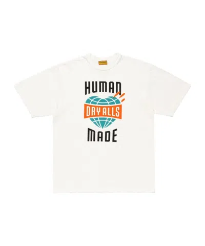 Human Made Heart-globe Graphic T-shirt In White