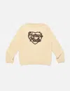 Human Made Heart Knit Sweater In Beige