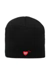 Human Made Heart-logo Beanie In Black