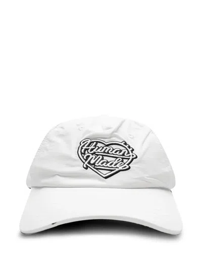 Human Made Heart-logo Cap In White