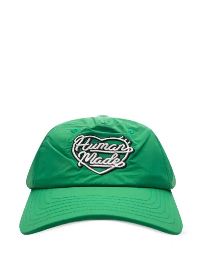 Human Made Baseballkappe Mit Herz-logo-stickerei In Green