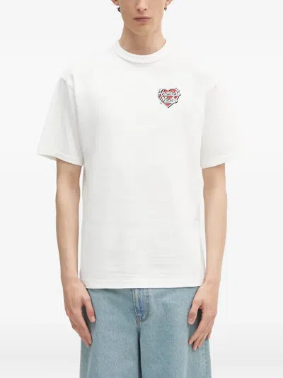 Human Made Heart Logo-print T-shirt In White
