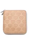 Human Made Heart-motif Zip-around Wallet In Nude