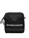 Human Made Heart-patch Messenger Bag In Black