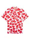 Human Made Heart Aloha Shirt In Red