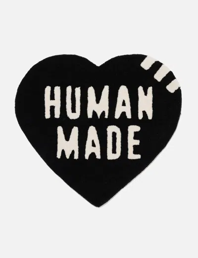 Human Made Heart Rug Medium In Black