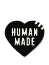 Human Made Heart-shaped Human-made Rug In Black