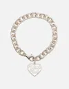 Human Made Heart Silver Bracelet In Silver