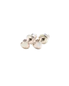 Human Made Heart Silver Earrings In Gold