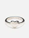 Human Made Heart Silver Ring