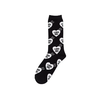 Pre-owned Human Made Heart Socks 'black' | Men's Size Onesize