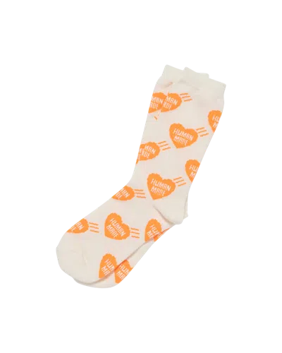 Human Made Kids' Heart Socks In Neutral