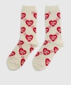 Human Made Heart Socks In White