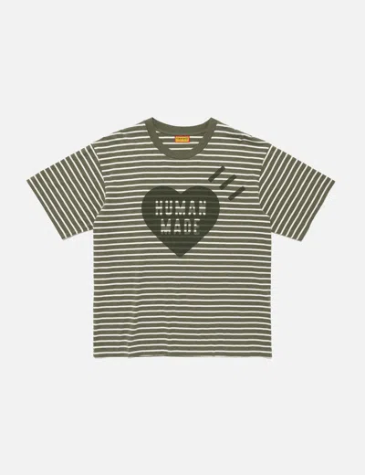 Human Made Heart Striped T-shirt