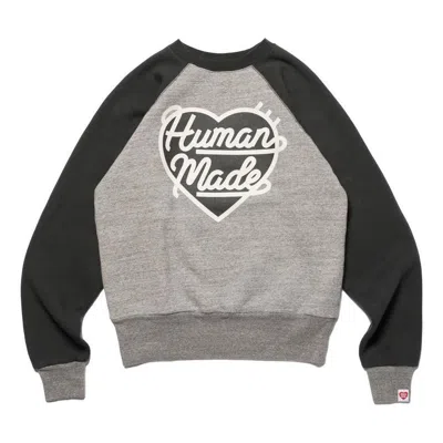 Human Made Heart Sweatshirt 'grey' In Gray