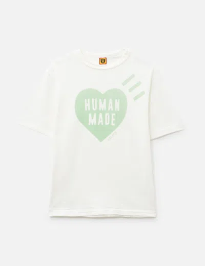 Human Made Heart Tee In White