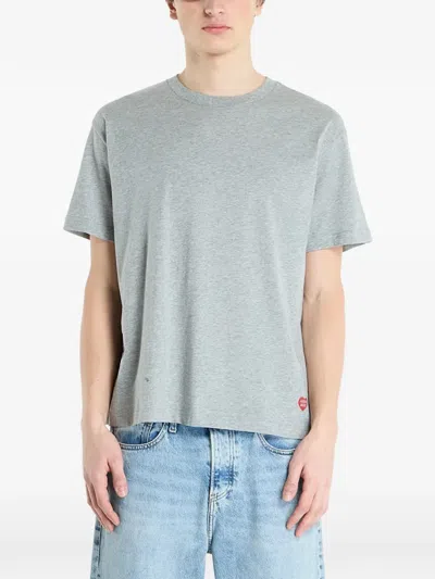 Human Made Heart-print Crew-neck T-shirt (set Of Three) In Green