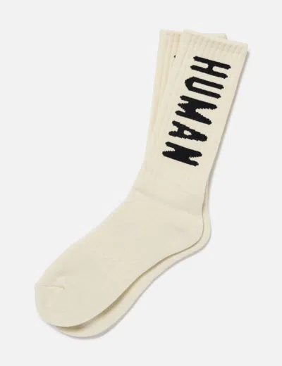 Human Made Hm Logo Socks In Neutral