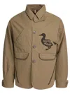 Human Made Duck-print Button-fastening Jacket