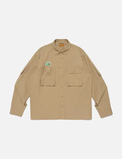 Human Made Hunting Shirt In Neutral