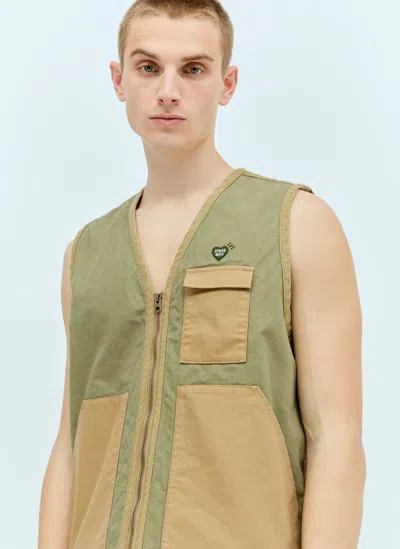 Human Made Hunting Waistcoat In Green