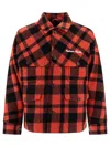 Human Made Checked Shirt Jacket In Red