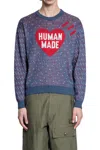 Human Made Heart-intarsia Jumper In Blue