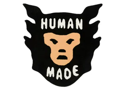 Pre-owned Human Made Large Face Rug Black