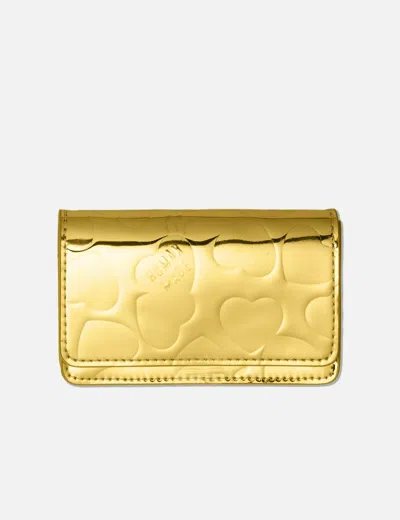 Human Made Leather Card Case In Gold/金色/골드/ゴールド