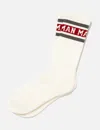 Human Made Line Socks In White