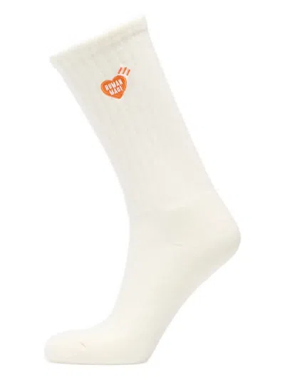 HUMAN MADE LOGO-EMBROIDERED SOCKS