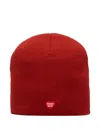 Human Made Logo-embroidery Beanie In Red