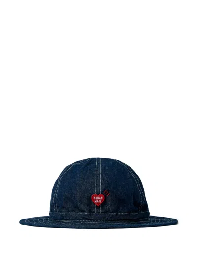 Human Made Logo-motif Denim Bucket Hat