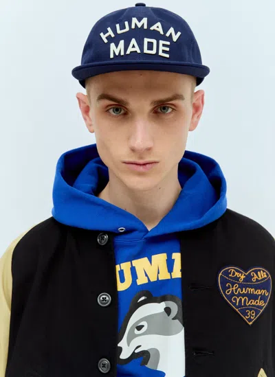 Human Made Logo Patch Baseball Cap In Blue