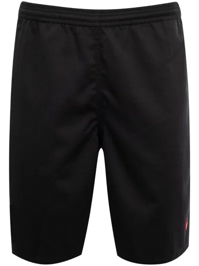 Human Made Logo-patch Bermudas In Black