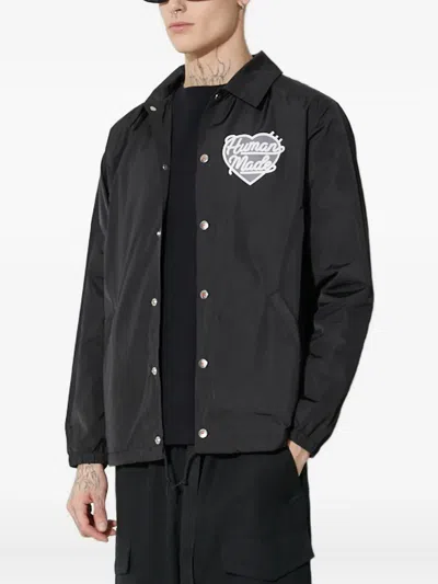 Human Made Logo-print Long-sleeve T-shirt In Black